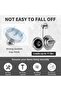 6-Pack Stainless Steel Vacuum Suction Cup Towel Hooks (brushed silver). - 2