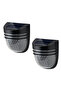 2-Pack Solar Wall Lights for Home Use, Fences, Courtyards, Outdoor Garden Decoration, Waterproof, Ambient Light, Warm Light