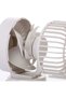 Portable desktop fan, silent oscillating USB air circulator, suitable for travel, sports and camping, pink. - 5