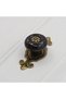 Retro-style ceramic cabinet door handles, black ceramic furniture handles with screws, suitable for drawers, cabinets, wardrobes, and dressing tables. - 3