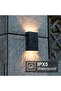 2-piece solar outdoor courtyard light, home garden wall light, outdoor villa spotlight, solar wall light, warm light - 3