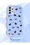 Samsung Galaxy A73 Compatible Thin Butterfly Bow Printed Soft Structure Daily Use Phone Case