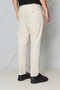 Men's Stone Linen Trousers with Elastic Waist, Comfortable Fit, Summer Casual Trousers - 5