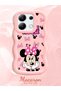 Redmi Note 13 4g Compatible Wavy Frame Mouse Cartoon Patterned Quality Silicone Phone Case