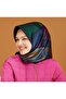 Sura Silk Scarf Black, Blue, Green, Burgundy