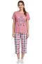 Pink Capri Jewelry Set Patterned 1 Piece Beautiful and Stylish - 4