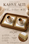 Brode Guipure Coffee Side Presentation Napkin & Coaster Set of 6 18X18 cm
