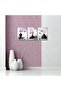 30x40 cm 3 Panel Gallery Wrapped Canvas | Purple Orchid Zen Wall Art | Butterfly Vase Decor