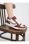 Women's Non-Slip Sole Orthopedic Insole Seasonal Sneaker Shoes-Bordo - 3