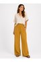 Women's Muslin Pants – High Waist, Elastic Waist, Wide Legs, Lightweight and Breathable for Daily Use