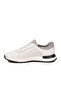 Men's White Genuine Leather Casual Shoes Comfortable Stylish Lace-Up Sneaker M294 m - 4