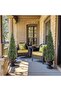 1/2pcs PE Anti-UV Artificial Cypress Tree - Fashionable, Simple, Comfortable, Practical, and Anti-UV - 7