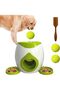 Dog Puzzle Toy, 2-in-1 therapy dispenser toy and slow feeder for healthy eating, Fun, durable, and For all breeds (green)