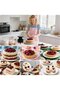 1-Piece Cherry Piter, 7-Hole Cherry Piter, Multi-Functional Cherry Piter, Piter with Button, Piter with Splash Guard - 7
