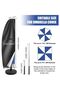 Waterproof banana-shaped cantilever parasol cover, black, for 205cm cantilever parasols (canopy only). - 3