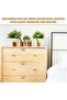 Gold-tone furniture handles, 6-piece leaf-shaped cabinet handle set, suitable for kitchen cabinets. - 5