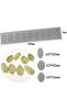 Three-piece silicone leaf mold set, suitable for baking soaps, candy and cake decorations, kitchen birthday parties, baby party desserts. - 2