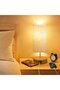 Bedside Table Lamp - Three-level dimmable wooden table lamp with USB A+C charging port - Touch control - 2