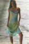 Allbucks Za*Ra Draped Patterned Midi Dress Abzra00026 - 2