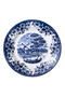 Earthenware Classic Blue Windmill & Floral Pattern Dinner Plate, 10.2 Inch, White