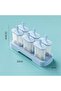 Popsicle Molds & DIY Ice Cream Maker Box Tray for Homemade Cold Drinks, Blue, 22x8x12.5 cm - 2