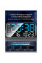9.5-Inch Large Digital Wall Clock LED Alarm Clock Large Display Date Temperature DST 5-Level Brightness Bedroom Office Wall Mount - 5