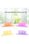 12-piece set of translucent hair clips, hairpins, and claw clips for hair styling. - 3