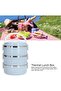 3-Tier Stainless Steel Insulated Stackable Lunch Box with Compartment Dividers (19.5x15cm) - 5