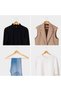 10 Wooden Clothes Hangers - Coat Hanger - Notch and Trouser Bar - Metal Hook - Adults - Brown - 4