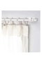 4 pieces/pack, suitable for curtain rods and curtain rod brackets, for use in bathrooms, bedrooms, and living rooms. - 4