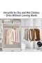 Foldable clothes hangers - garment hangers - compact for suitcase/essential cruise items/various colors - 4 pieces - 6