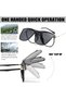 Unisex polarized clip-on sunglasses - stylish flip-up prescription glasses, ideal for outdoor activities on sunny days. - 5