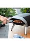 Pizza plate clip, heavy-duty cast aluminum 19.5cm heat-resistant oven tongs for hot dishes, grills, pizza plates, pots, and microwave ovens. - 4