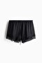 Lace-trimmed satin shorts - 5