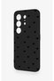 Tecno Camon 50 Pro 4g Compatible Black Mini Heart Patterned Silicone Case - 3