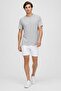 Men Slim Fit Short Sleeve Training T-shirt, Grey - 2