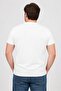 Men Crew Neck Short Sleeve Graphic Print T-Shirt, White - 3
