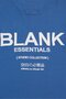 Men Crew Neck Short Sleeve Brand Logo T-Shirt, Blue - 4