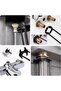 2-Piece Universal Sink & Faucet Wrench (black), multifunctional plumbing tool for kitchen & bathroom installation. - 5