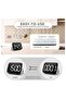 4-inch digital kitchen timer, large LED screen, magnetic design, adjustable brightness and volume, stopwatch function, batteries included. - 3