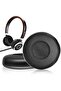 Replacement ear pads, ear covers, and ear pillows (1 pair) for Jabra Evolve 20, 20se, 30, 30II, 40, 65, and 65+