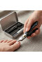 Three-piece nail clipper set, suitable for thick nails, made of stainless steel, with a safety lock. - 2