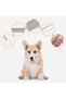 Two-Piece Multi-Functional 2-in-1 Pet Grooming Brush Set: Fine-Tooth Stainless Steel Massage Comb, Tear Stain Removal Comb for Puppies and Young Dogs - 4