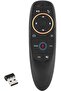 Air mouse remote control, 2.4GHz wireless voice remote control, supports infrared learning, wirelessly connects via USB receiver.