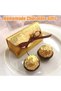 Gold aluminum foil wrapping paper 100 pieces - 19 x 16 cm for chocolate - Candy and chocolate packaging foil paper - 2
