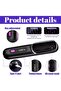 Cordless Styling Comb Ceramic 3 Temp Settings Portable Heated Comb Electric Straightener Curling Iron Rechargeable Black - 5
