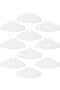 10Pcs No Sweat Hat Liners, Moisture-Wicking Cap Protection Shield Pads for Youth Men Women Sports Running Golf Baseball Hats