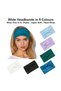 6-Pack Yoga Straps Wide Version Non-Slip Women's Soft Elastic Headband Yoga Running Sports Fitness Knotted Cotton African - 3