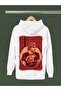 Ed Sheeran Printed Cotton Long Sleeve 3-Yarn Hooded Sweatshirt
