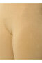 بنطلون ضيق (ليجنز) من مزيج القطن المحبوك بلون بيج - 5